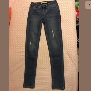 Levi’s women’s skinny jeans juniors size 24
